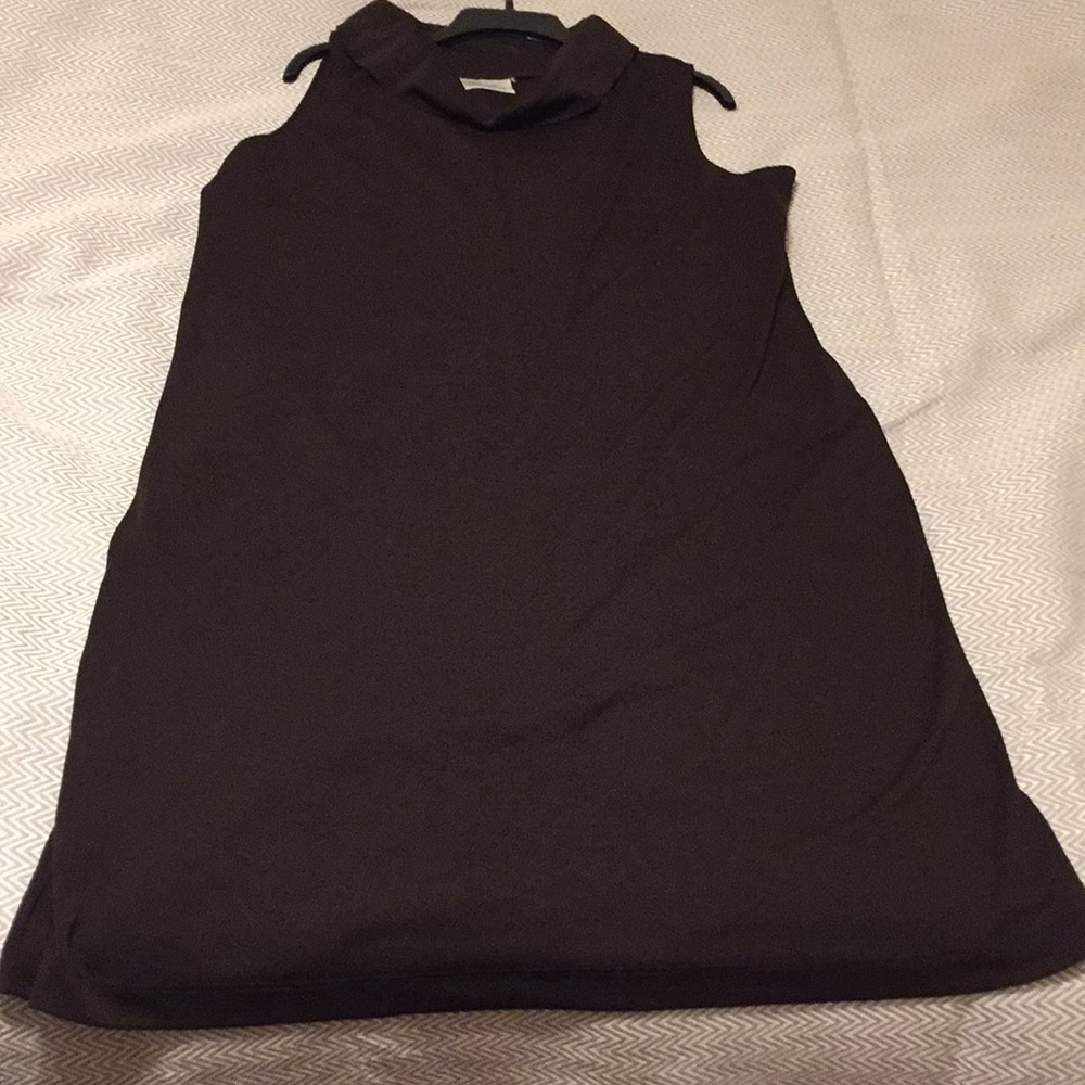 Brown Cowl neck dress. Kathie Lee Collection.